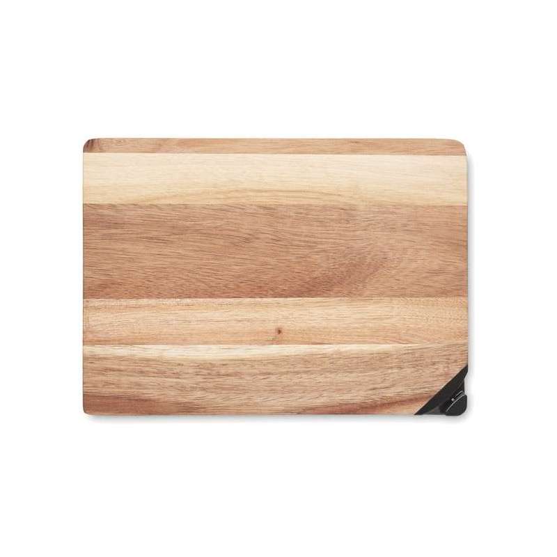 acacia wood cutting board with knife sharpener premium kitchen board
